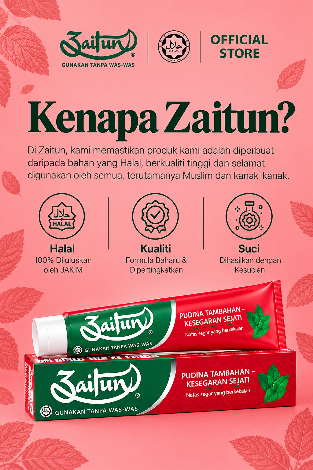 Kelebihan Ubat Gigi Zaitun 2