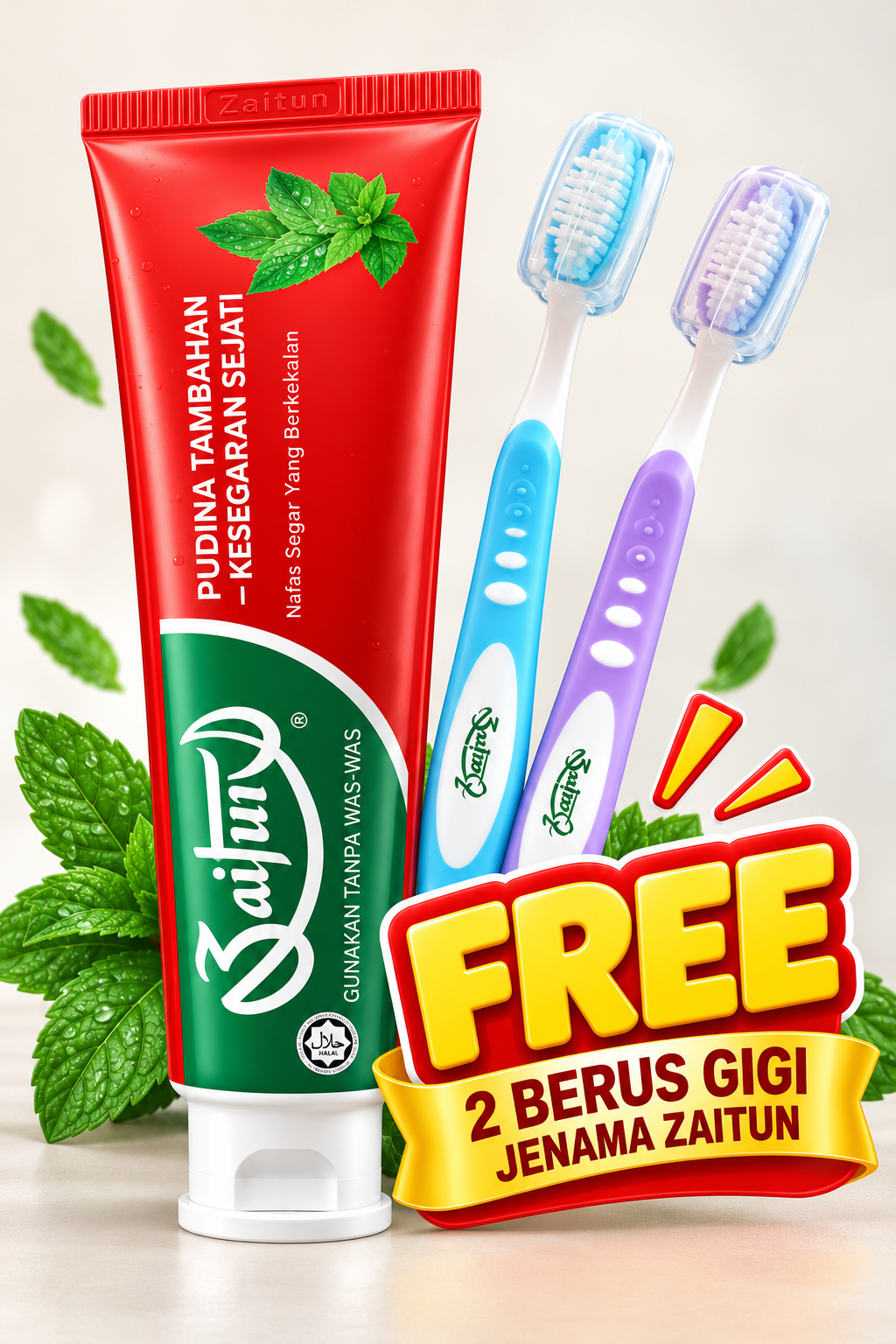 Set Trial Ubat Gigi Zaitun